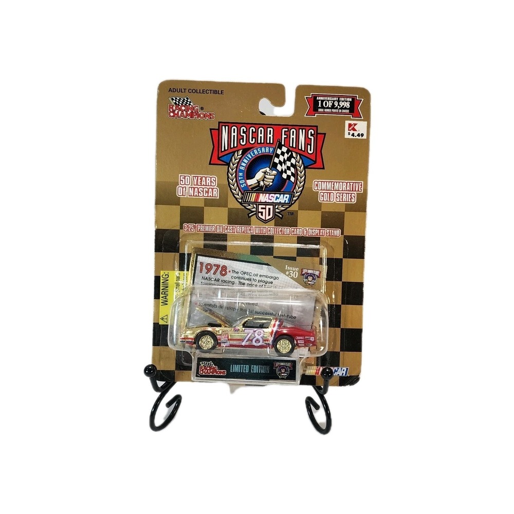 Racing Champions 1998 Gold 50th Anniversary Nascar 78 LTD ED Issue #30 NIP